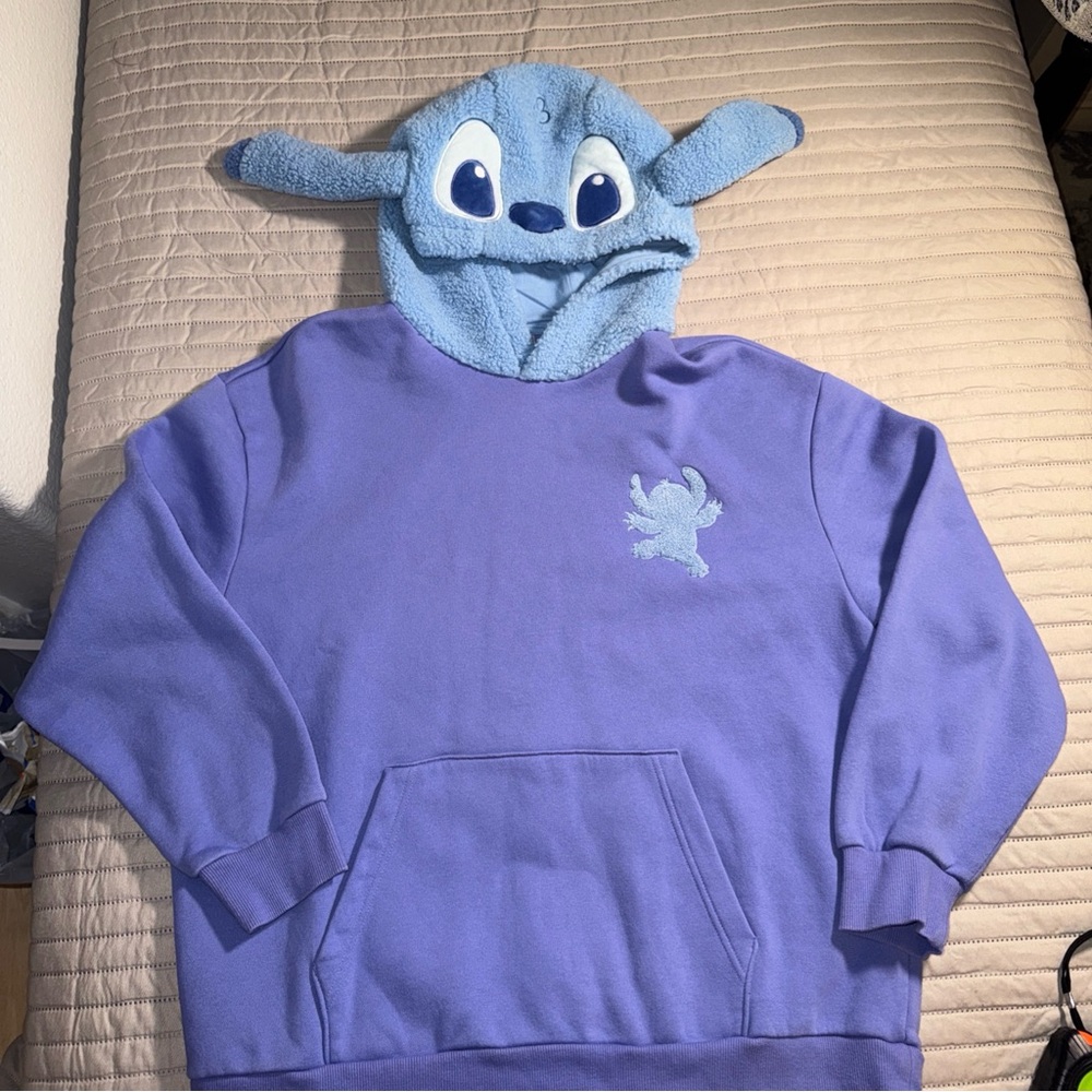 Disney theme park Paris lilo & stitch cos-play Halloween pullover Hoodie Sz L